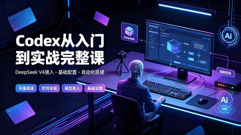 （19257期）Codex从入门到实战完整课｜充值·安装·接入DeepSeek，记忆·插件·Skill·CLI·MCP全拆解_生财有道创业项目网-生财有道