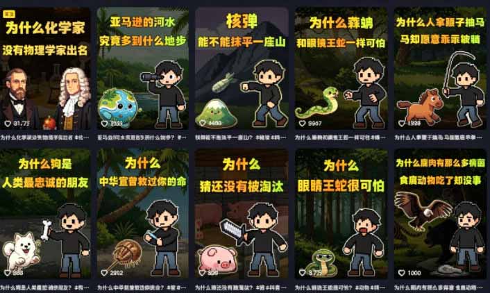 （19234期）卡通类科普内容制作速成课，兼具专业性与趣味性，低门槛入局持续产出稳拿平台伙伴计划+精选独家收益_生财有道创业项目网-生财有道