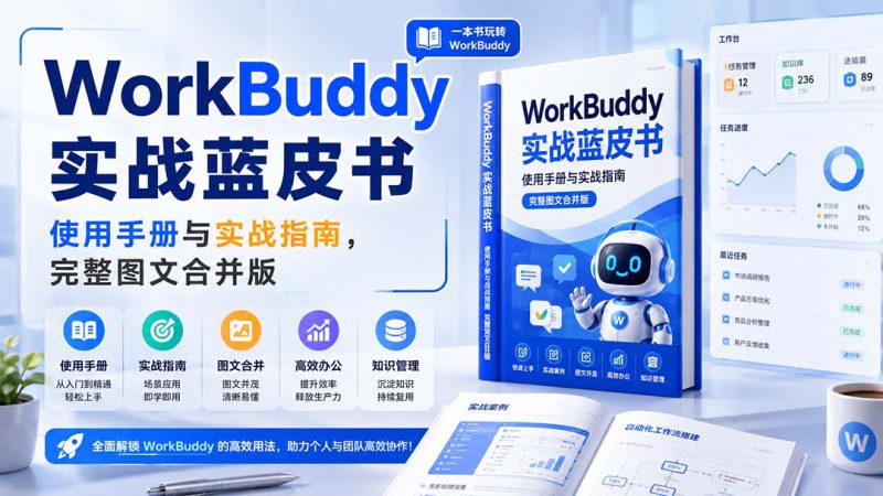 （20106期）WorkBuddy实战蓝皮书，使用手册与实战指南，完整图文合并版_生财有道创业项目网-生财有道