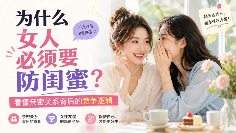 （20114期）付费文章：为什么女人必须要防闺蜜？看懂亲密关系背后的竞争逻辑_生财有道创业项目网-生财有道