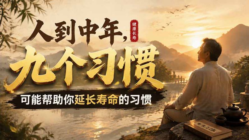 （19707期）付费文章：人到中年，九个可能帮助你延长寿命的习惯_生财有道创业项目网-生财有道