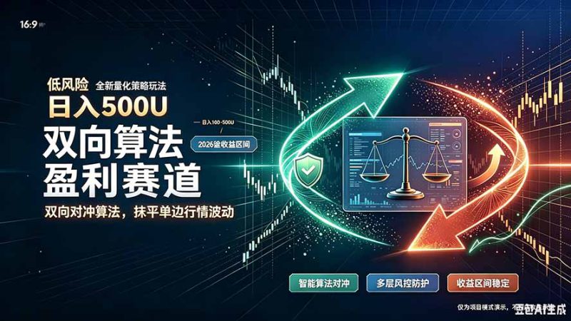 （20043期）算法对冲/EA量化，日入500刀，躺着赚钱！你把它当做“自动提款机”，它把你就爆了_生财有道创业项目网-生财有道