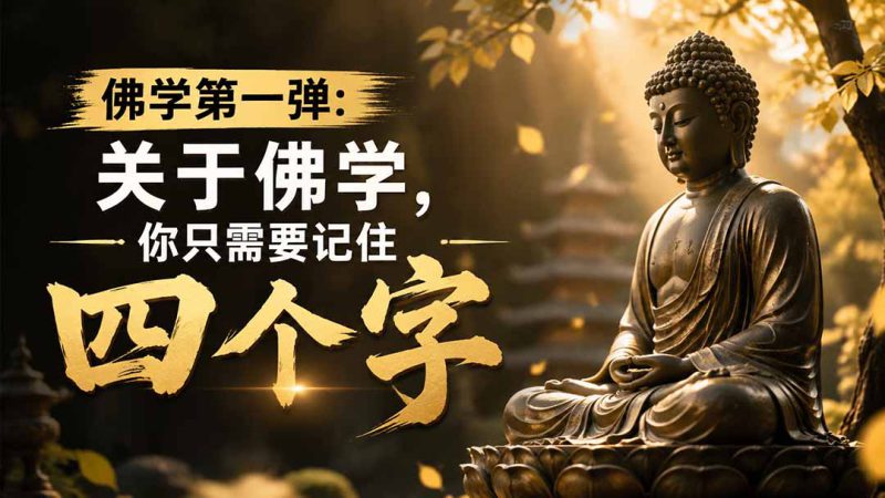 (19728期)付费文章:佛学第一弹:关于佛学,你只需要记住四个字_生财有道创业项目网-生财有道