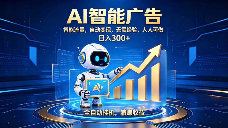 （19957期）轻资产新赛道，全自动AI广告，打造持续收益_生财有道创业项目网-生财有道