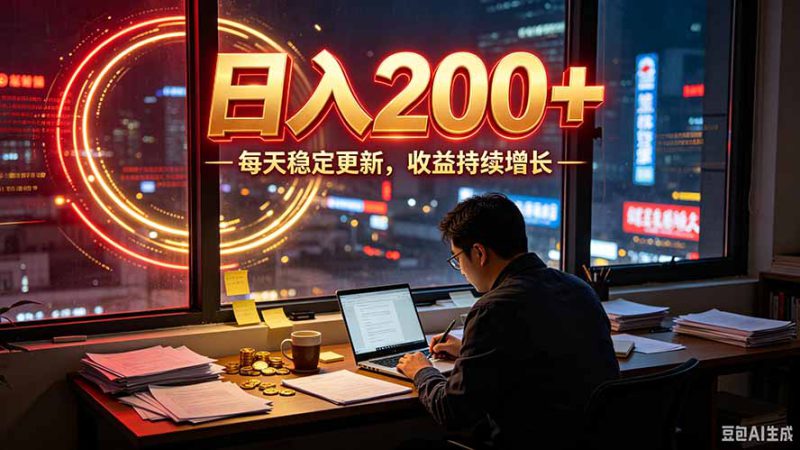 （19715期）番茄达人变现新玩法，全自动运行 每日300+_生财有道创业项目网-生财有道
