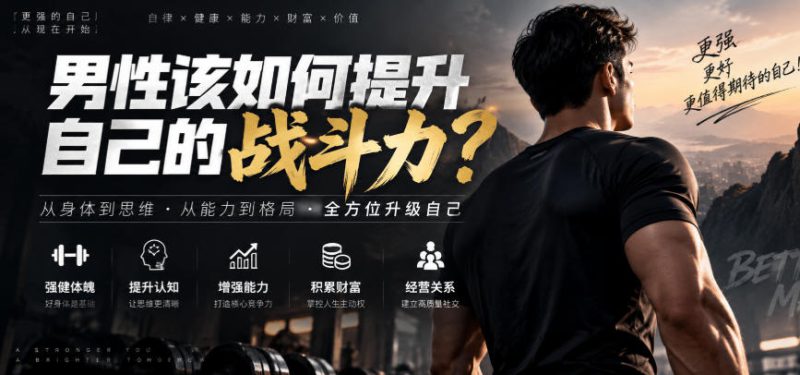 付费文章:男性该如何提升自己的战斗力?——生财有道创业项目网-生财有道