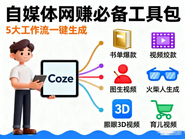 Coze工作流合集,内容一共100份左右,内容丰富,可以提供工作效率——生财有道创业项目网-生财有道
