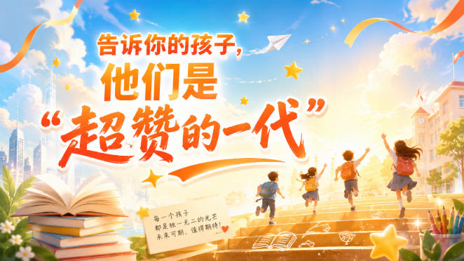 某付费社群专属文章:告诉你的孩子,他们是“超赞的一代”。——生财有道创业项目网-生财有道