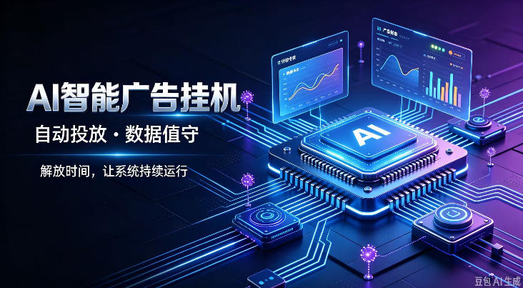 AI智能广告挂G｜全自动广告任务运营项目拆解，解放时间解放双手，让系统持续运行【揭秘】——生财有道创业项目网-生财有道