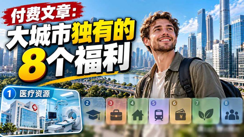 （20848期）付费文章：大城市独有的8个福利_生财有道创业项目网-生财有道