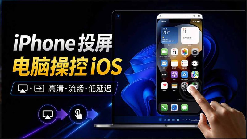 （21270期）iPhone 投屏到 Windows 电脑，还支持操控IOS系统，多台设备能同时上屏，有点意思 iPhoneMirror_生财有道创业项目网-生财有道