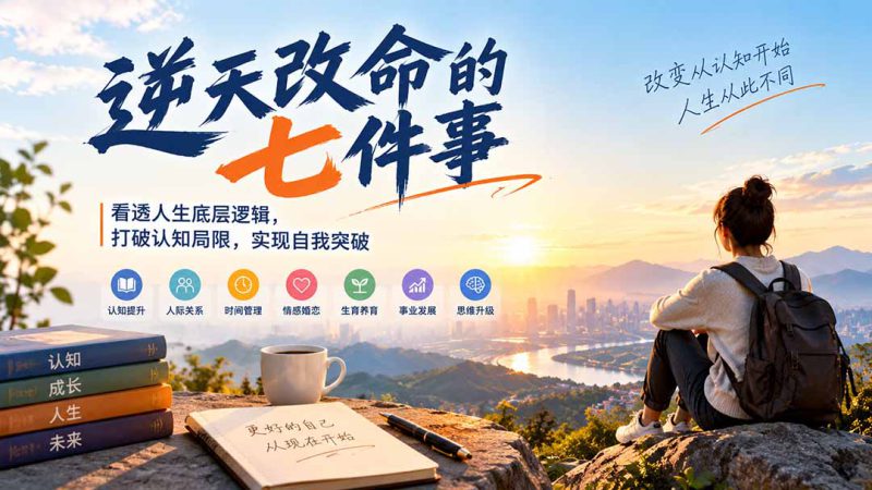 (21022期)付费文章:逆天改命的七件事,看透人生底层逻辑,打破认知局限,实现自我突破_生财有道创业项目网-生财有道